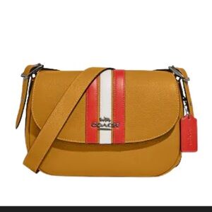 Coach

MACIE SADDLE BAG VARSITY STRIPE